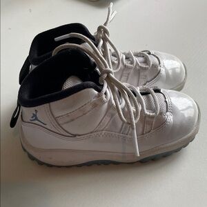 Kids White and Black Sneakers